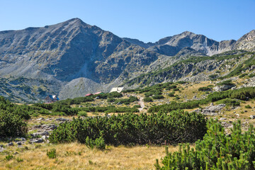 Obraz premium Landscape of Rila mountain Around Musala peak, Bulgaria
