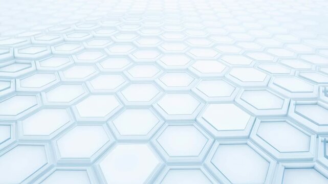 3d rendering of a white abstract background with a hexagon pattern for the, high resolution.