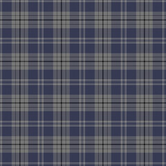 Black, Blue, Gray, White Tartan Weave Pattern - Tile