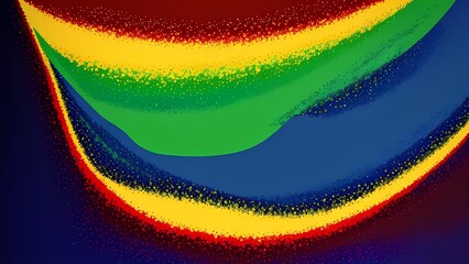 A vibrant festive background with rainbow gradient colors, perfect for a cheerful and celebratory Christmas theme.