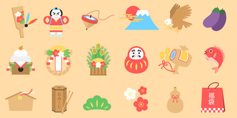 鏡餅、門松、しめ縄などお正月のおめでたいあしらいセット