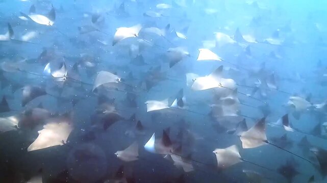 Squad of Rays in Baja, Mexico