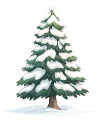 Obraz premium PNG Christmas Tree tree illustration christmas.