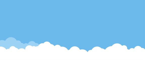 ARRIÈRE-PLAN DE CIEL BLEU AU DESSUS DES NUAGES