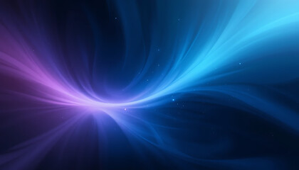 Fototapeta premium Abstract Blue and Purple Light Swirls.