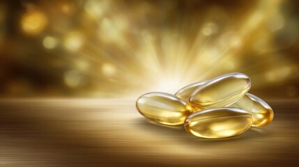 Omega capsule benefit: fish oil, healthy fat, golden dose, heart support, brain function, smooth gel, daily intake, nutrient flow, wellness boost, clear supplement, balanced routine