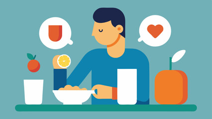 Daily Routine A tidy morning scene with a person taking the capsule glass of water and healthy breakfast items indicating the importance of the supplement in daily wellness.