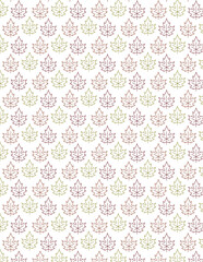 Maple leaf multicolor pattern background