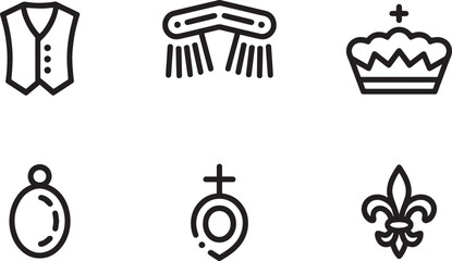 Elegant Vest Icon A Symbol of Refinement and Style for Formal Wear and Sophisticated Attire Designs