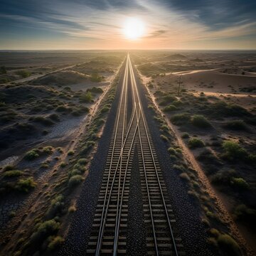 Tracks Leading to the Horizon