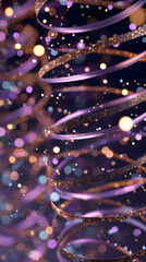 Radiant magenta Minimal Surface Portrait