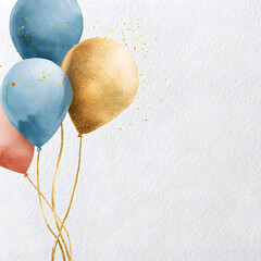 Gleaming blue Minimal Background Landscape