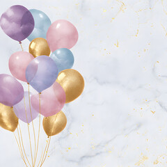 Silky blue Minimal Background Landscape