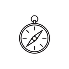 Illustration of a compass the compass has a circular shape with a needle pointing north the compass is a navigational instrument that is used to determine direction it is a useful tool for travelers a