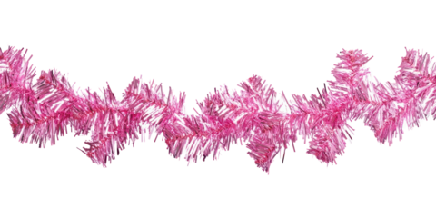 PNG Pink Christmas garland christmas celebration accessories.