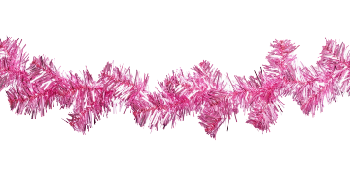 PNG Pink Christmas garland christmas celebration accessories.