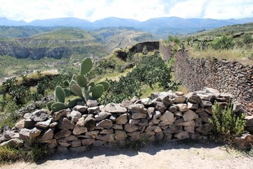 Wari Archaeological Complex, pre-Columbian ruins at the old capital of the Wari Culture, Ayacucho, Peru