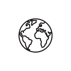 Illustration of a globe the globe is a symbol of the world, and it can be used to represent travel, geography, or international relations the simple design makes it versatile