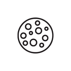 Illustration of a petri dish this simple and clean design is perfect for representing science, biology, or laboratory research in various digital contexts the minimalist style ensures versatility