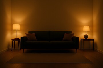 video background dark wall interior