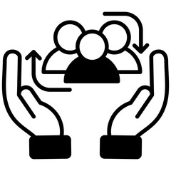 Obraz premium Social Welfare mixed icon