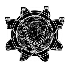 Global network database connection server technology abstract data information communication structure concept