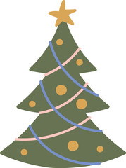 Decorative Christmas Tree with Star