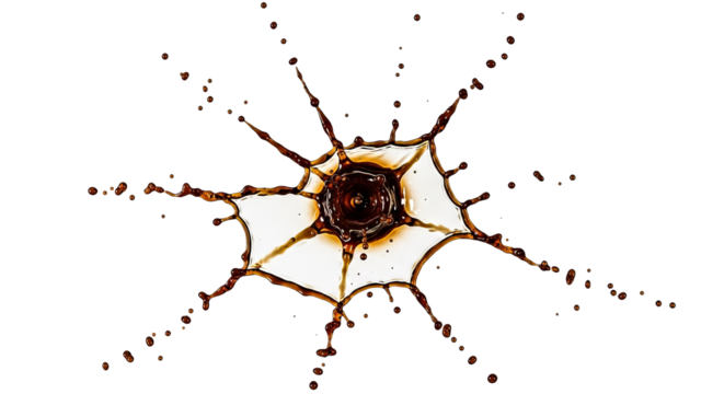 Liquid Splatter creates a unique crown shape as droplets scatter across the . - high quality Liquid Splatter creates a unique crown shape as droplets