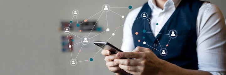 Connect with customers seamlessly using modern mobile technology for vibrant business growth and networking, reaching global audiences with digital solutions.