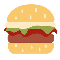 Red round lollipop on a stick, classic candy illustration perfect for kids or festive designs.