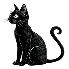 Black and White Animal Silhouettes Collection: Cats, Lions, Zebras, Giraffes, Dolphins, and More"
