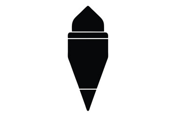 marker silhouette vector icon