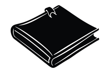 sketchbook silhouette vector icon