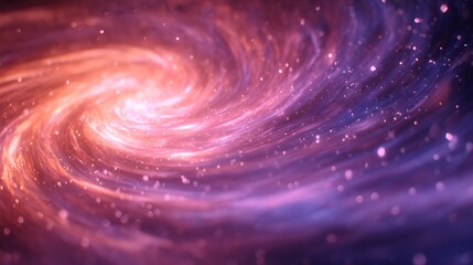 spiral galaxy in the dark