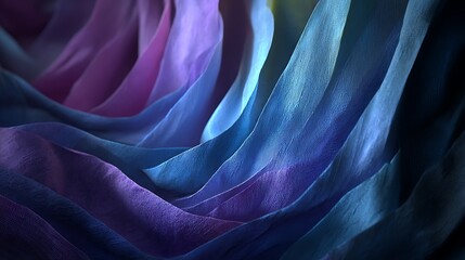 colored fabric wave texture background