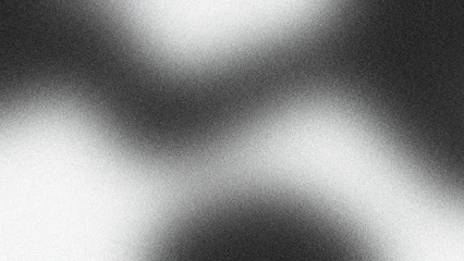 Fotobehang Abstracte Golf Gray, black, dark grainy noise grains abstract wave pattern, on white background  © Arthapicture