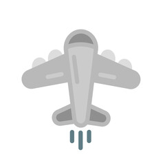 plane flat icon