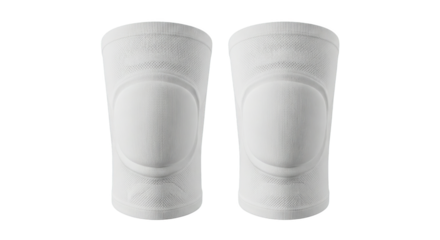White Knee Pads Protective Sports Gear