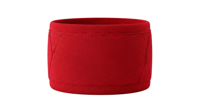 Red Neoprene Can Cooler Sleeve Product Shot