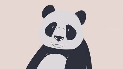 Cute Panda Cartoons: Vector Illustrations of Baby Pandas & Puppies for Cards