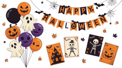 Halloween Party Decorations Invitations