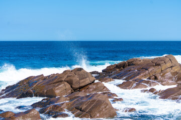 rocks in the sea
