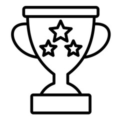 Trophy  Icon Element For Design	
