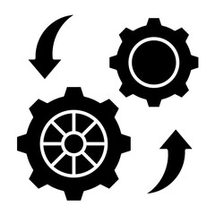 Gear  Icon Element For Design	