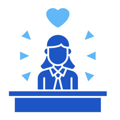 Self Esteem  Icon Element For Design	