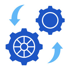 Gear  Icon Element For Design	