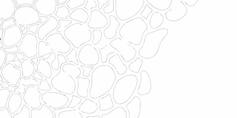 Abstract organic shapes with irregular lines forming a seamless pattern on a white background
