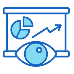 Strategic Vision  Icon Element For Design	
