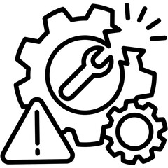 Business Disruption line icon