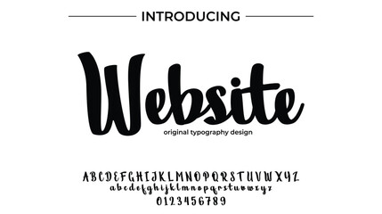 Website - Elegant Script Font for Smooth Handwritten Design and Creative Typography